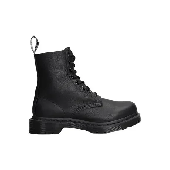 Dr. Martens 1460 Pascal Mono Black Leather Combat Boots Size 11 - Picture 1 of 7